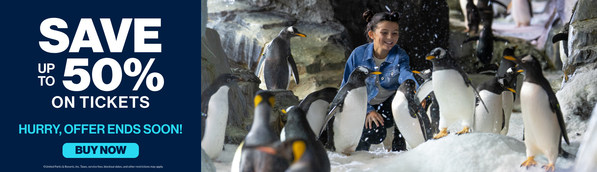 Save up to 50% on Tickets