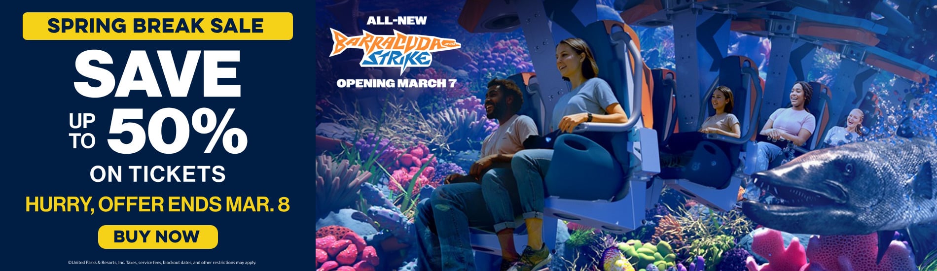 Save up to 50% on Tickets