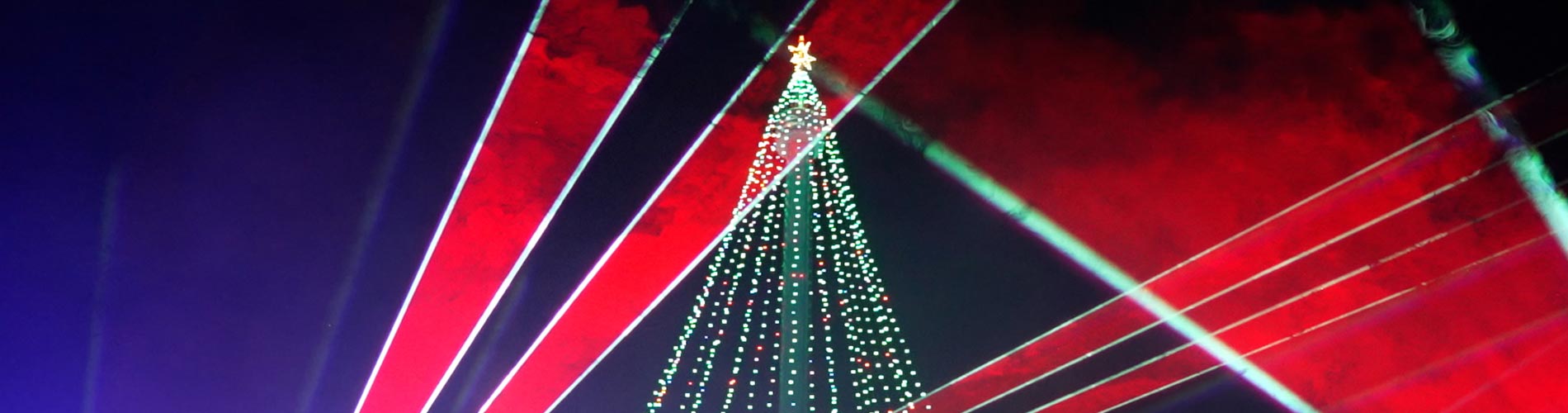 Christmas Laser Light Show at SeaWorld