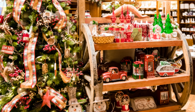 Emporium Shop at SeaWorld San Antonio Christmas Celebration.