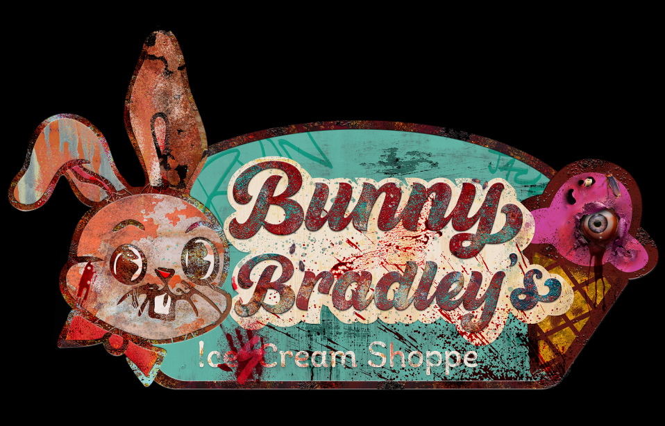 Bunny Bradley's Ice Cream Shoppe, an ALL-NEW Haunted House you can experience during Howl-O-Scream at SeaWorld San Antonio.
