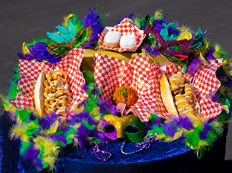 Mardi Gras Food at SeaWorld San Antonio