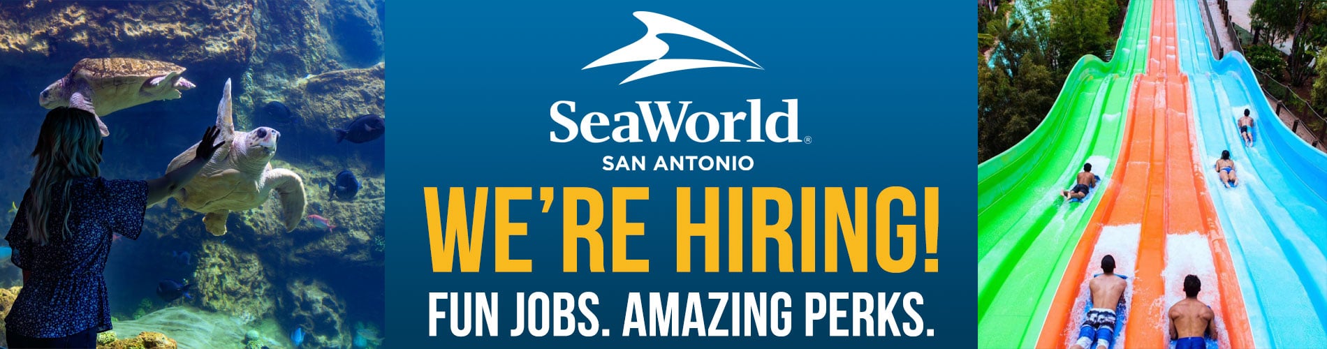 SeaWorld San Antonio is now hiring