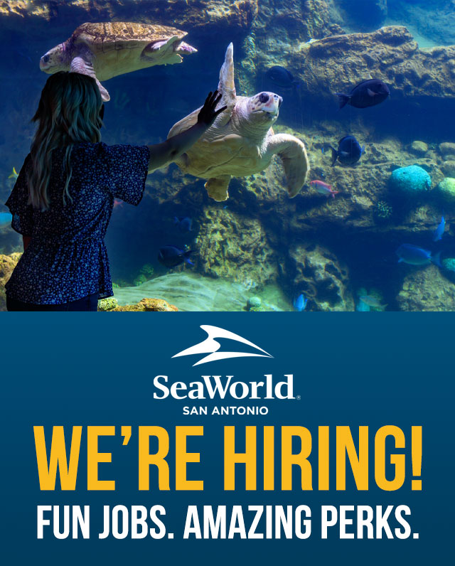 SeaWorld San Antonio is now hiring