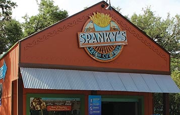 Spankys Fries at SeaWorld San Antonio
