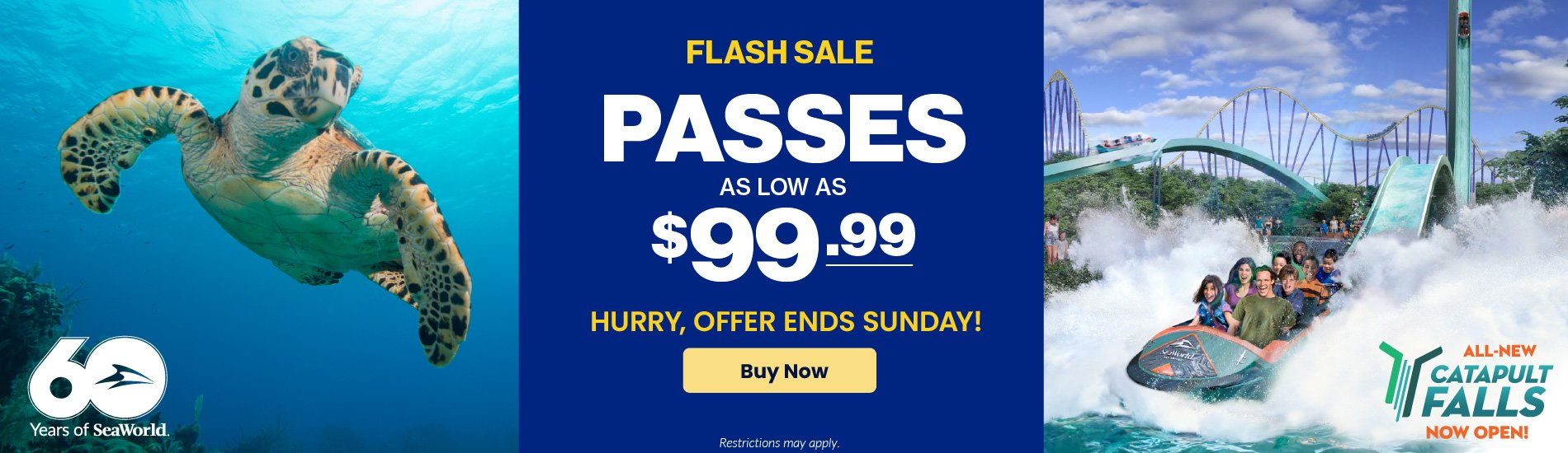 Flash Sale: Passes as low as $99.99