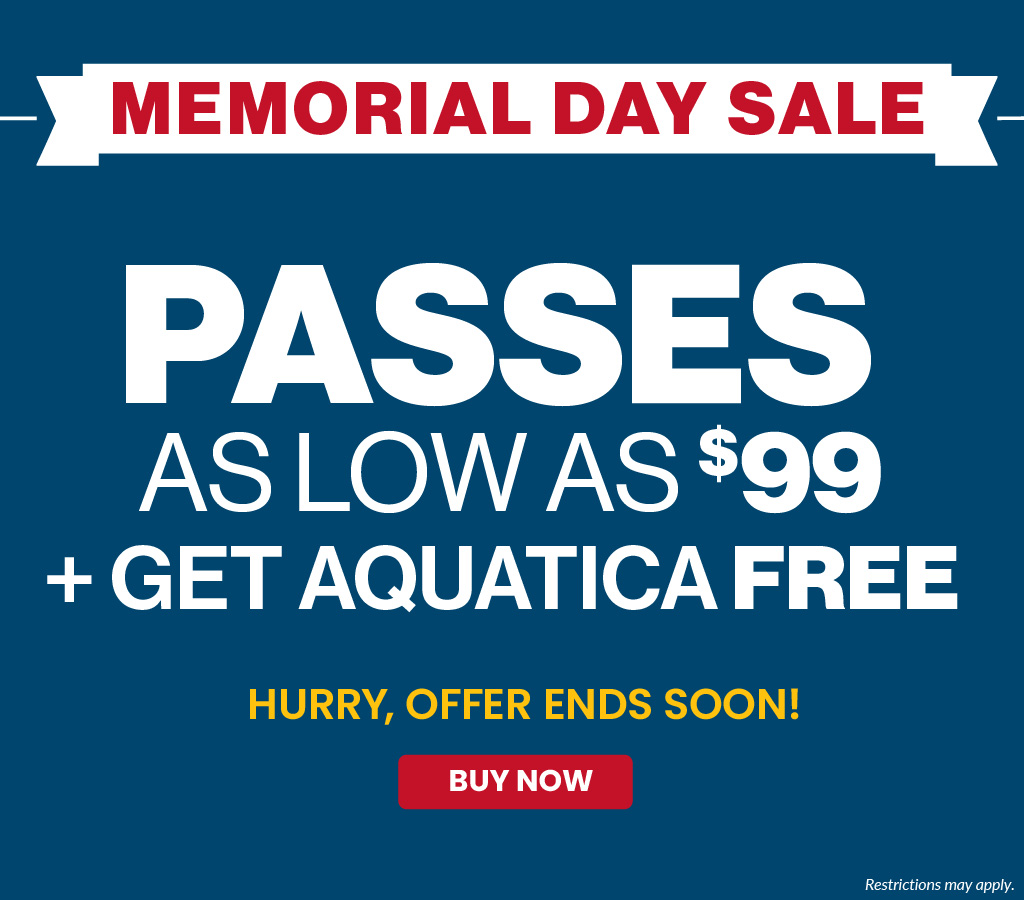 Memorial Day Sale: Passes as low as $99 + get Aquatica Free