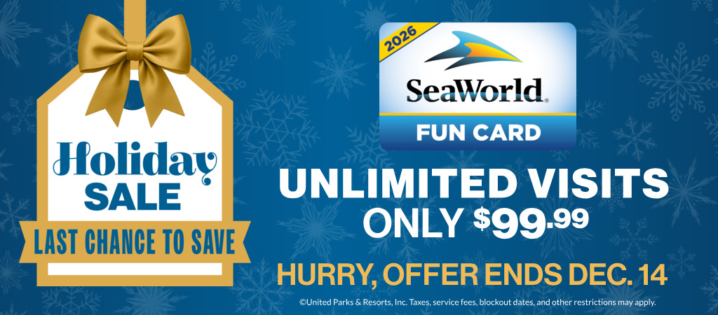 SeaWorld San Diego Holiday Sale