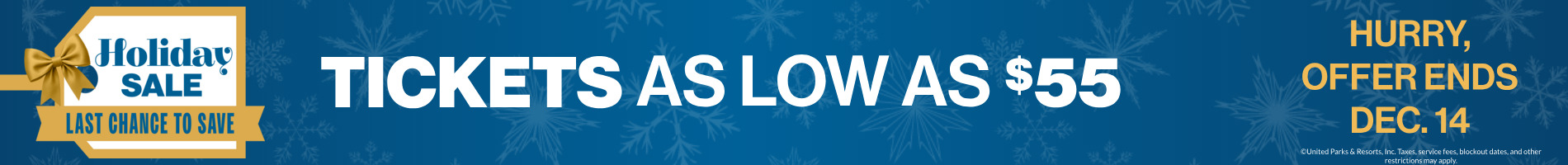 SeaWorld San Diego Holiday Sale