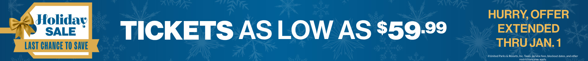 SeaWorld San Diego Holiday Sale