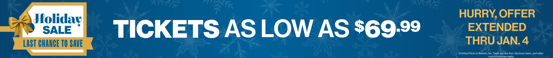 SeaWorld San Diego Holiday Sale