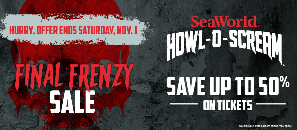 Final Frenzy Sale: Save up to 50% on tickets