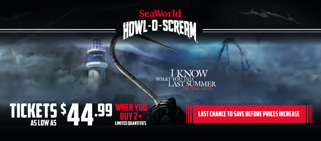Howl-O-Scream Sale - Tickets as low as $44.99 when you buy 2+