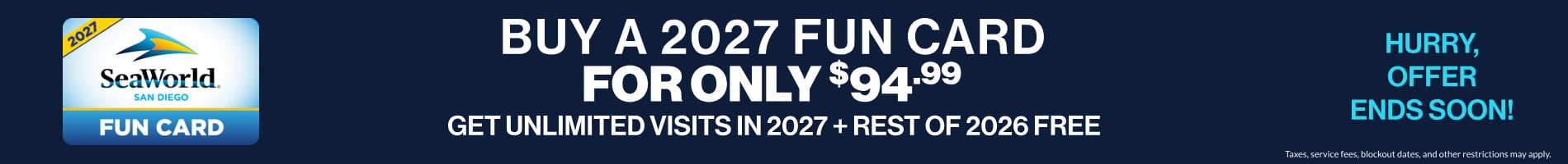 Save on admissions to SeaWorld San Diego