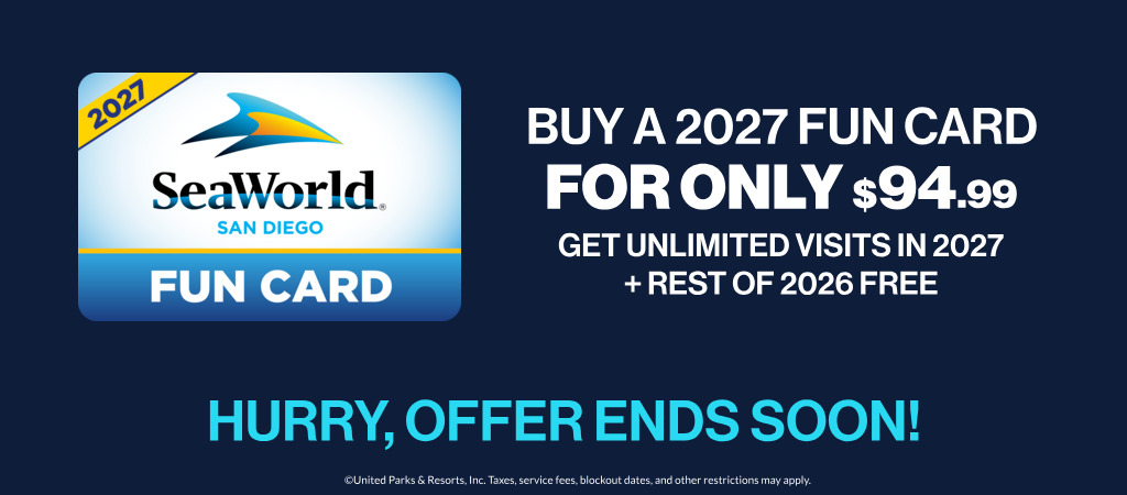 Save on admissions to SeaWorld San Diego
