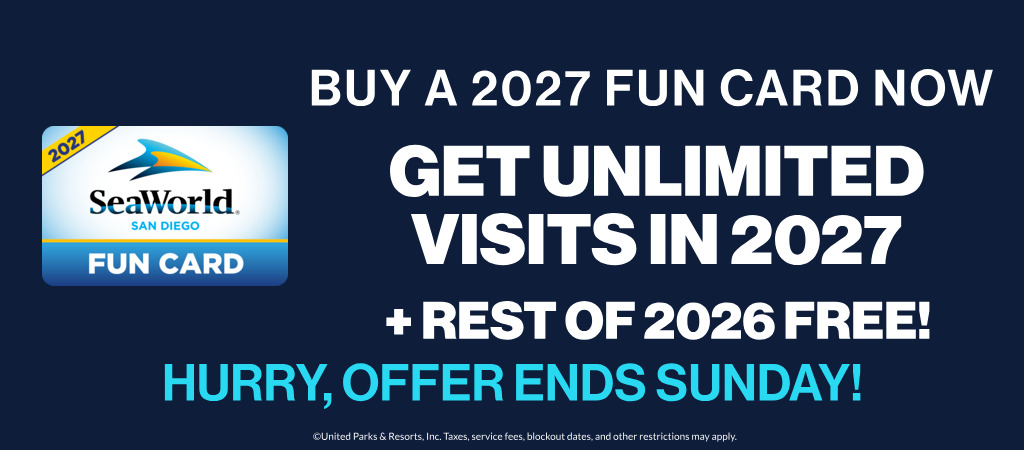 Save on admissions at SeaWorld San Diego this October
