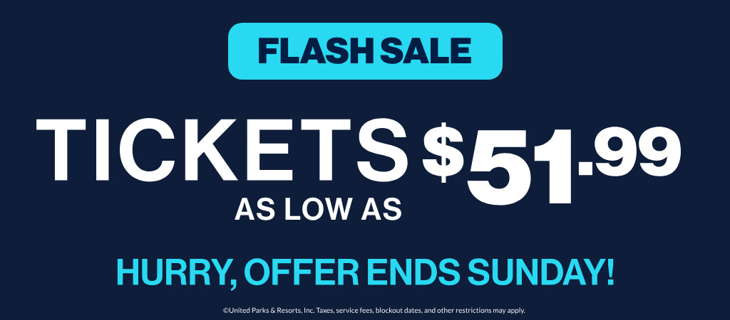 flash sale on single day tickets to SeaWorld San Diego