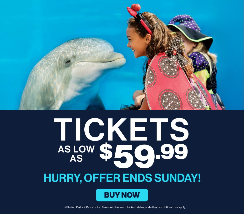 Save on admissions at SeaWorld San Diego this October
