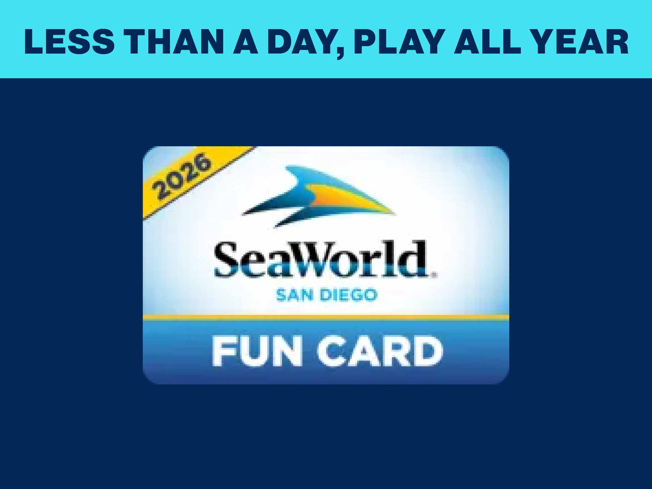 Save on SeaWorld San Diego Fun Cards