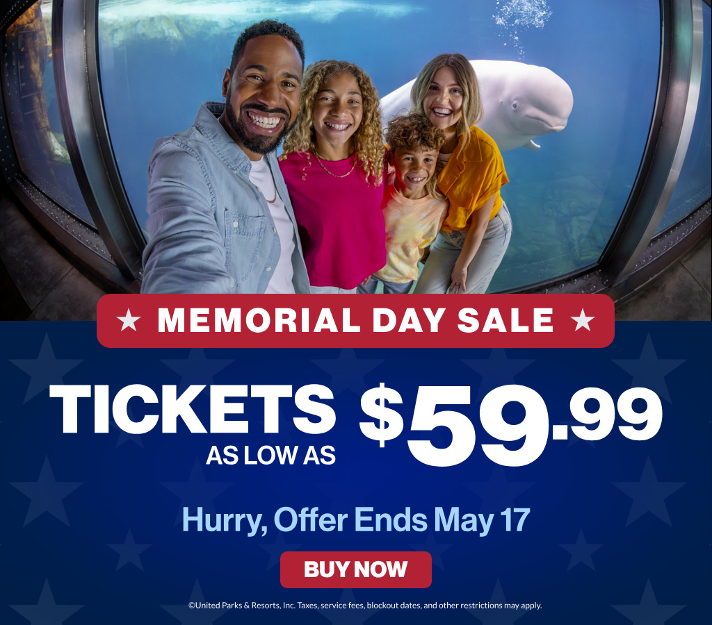 Memorial Day Sale: Tickets as low as $59.99
