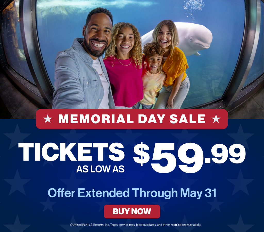 Memorial Day Sale: Tickets as low as $59.99