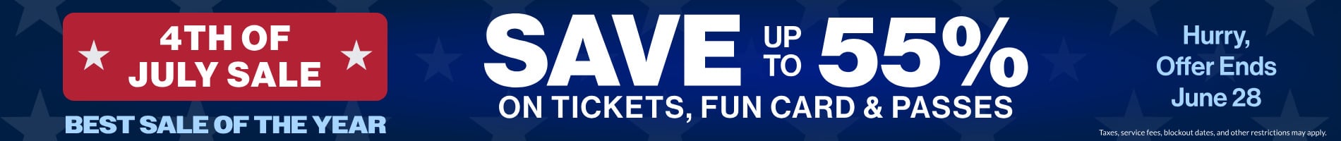 4th of July sale at SeaWorld San Diego