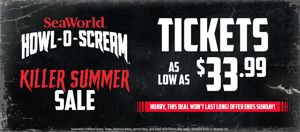 Howl-O-Scream Killer Summer Sale