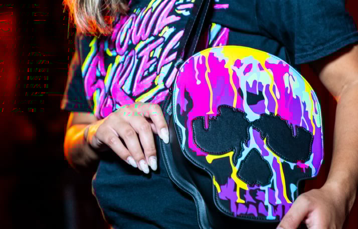 Howl-O-Scream bag and t-shirt