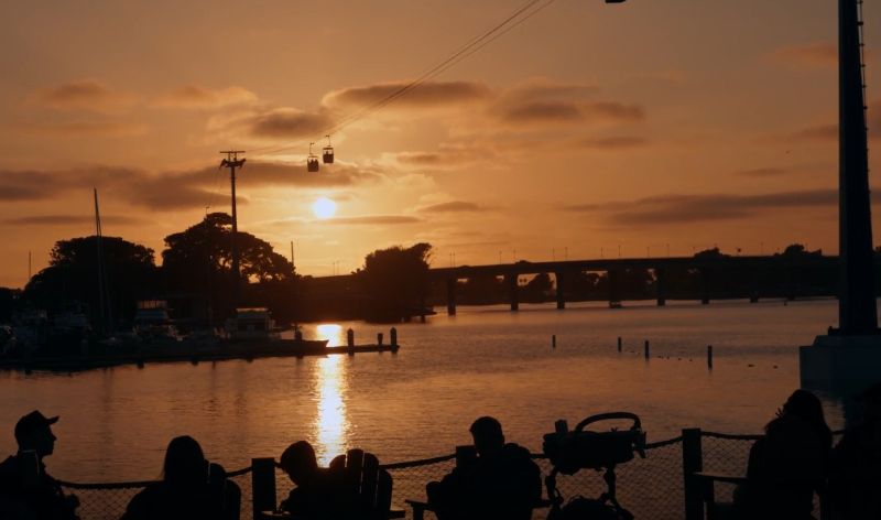Sunset at SeaWorld San Diego