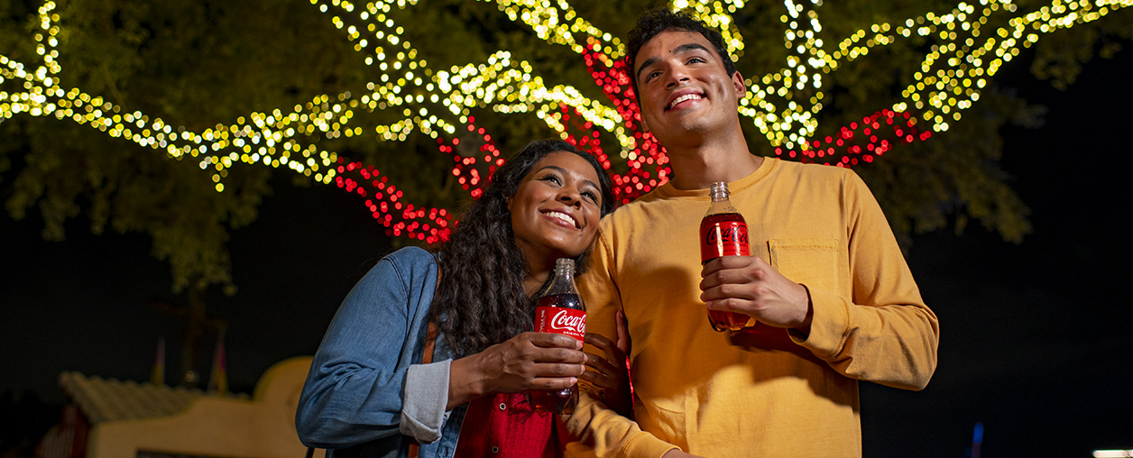 Coca-Cola Market during Christmas Celebration at SeaWorld San Diego