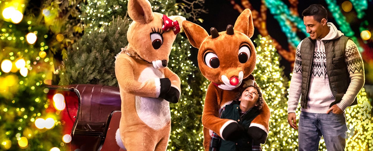 Rudolphs Christmastown during Christmas Celebration at SeaWorld San Diego