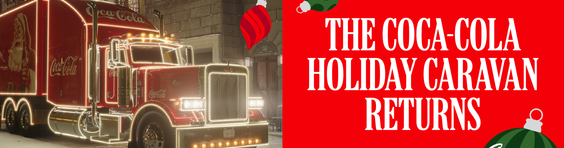 The Coca Cola Holiday Caravan Returns