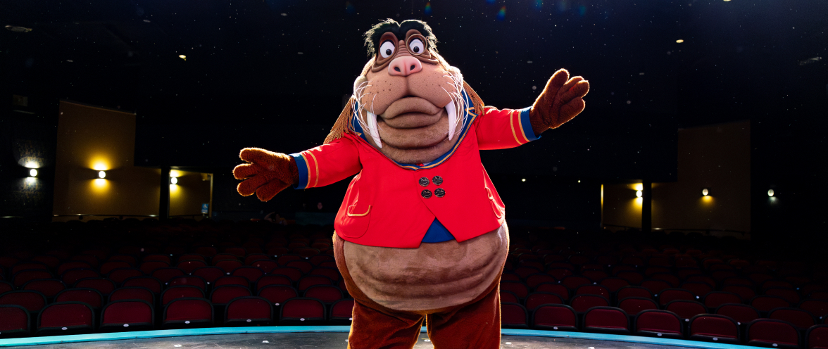 Sir Winston the Walrus costumed character