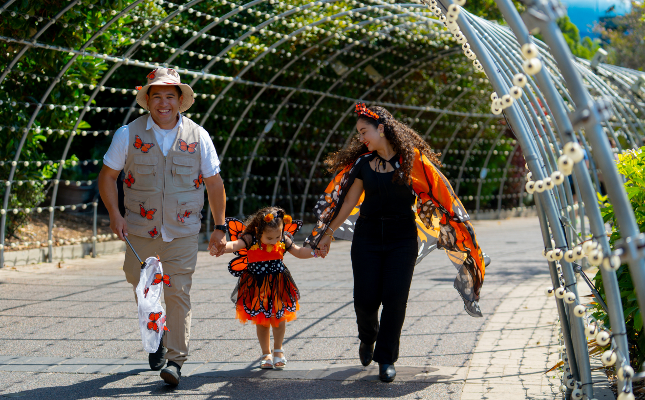 Family at SeaWorld San Diego Spooktacular