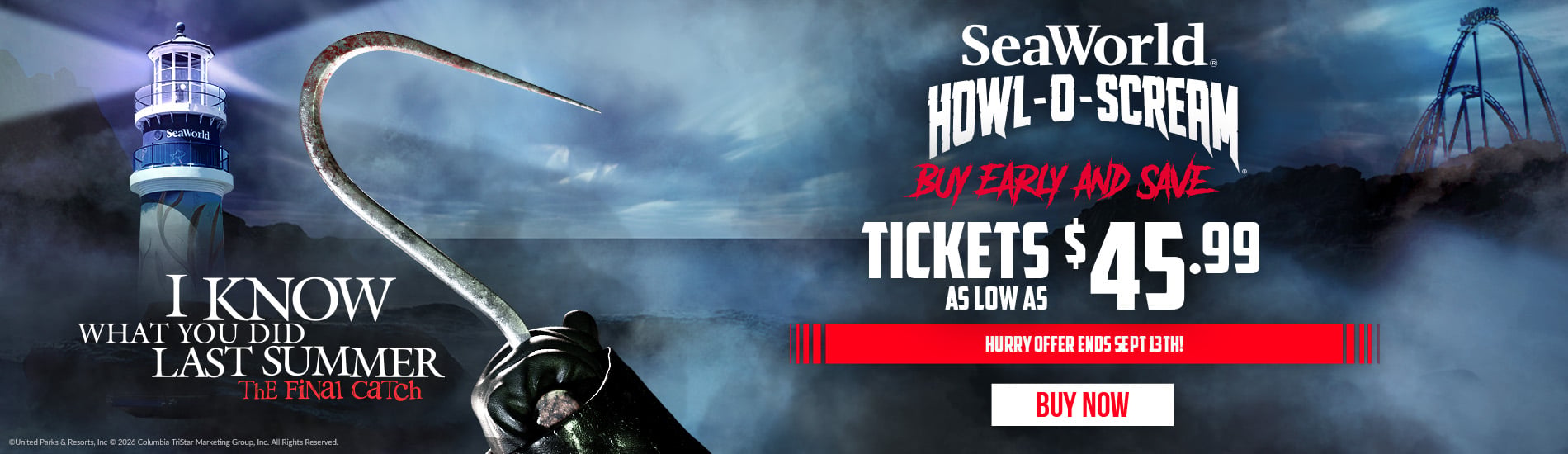 Save on admissions to Howl-O-Scream at SeaWorld San Diego