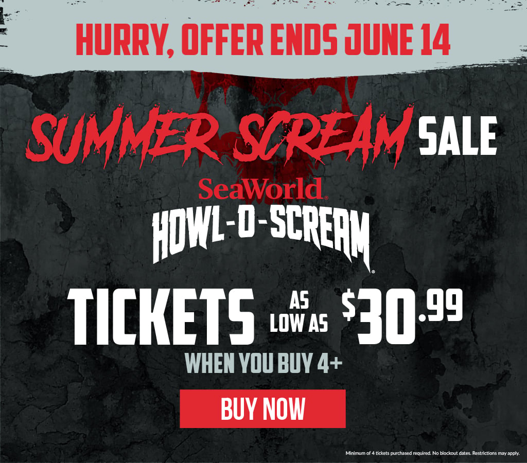 Howl-O-Scream Summer Scream Sale Promo