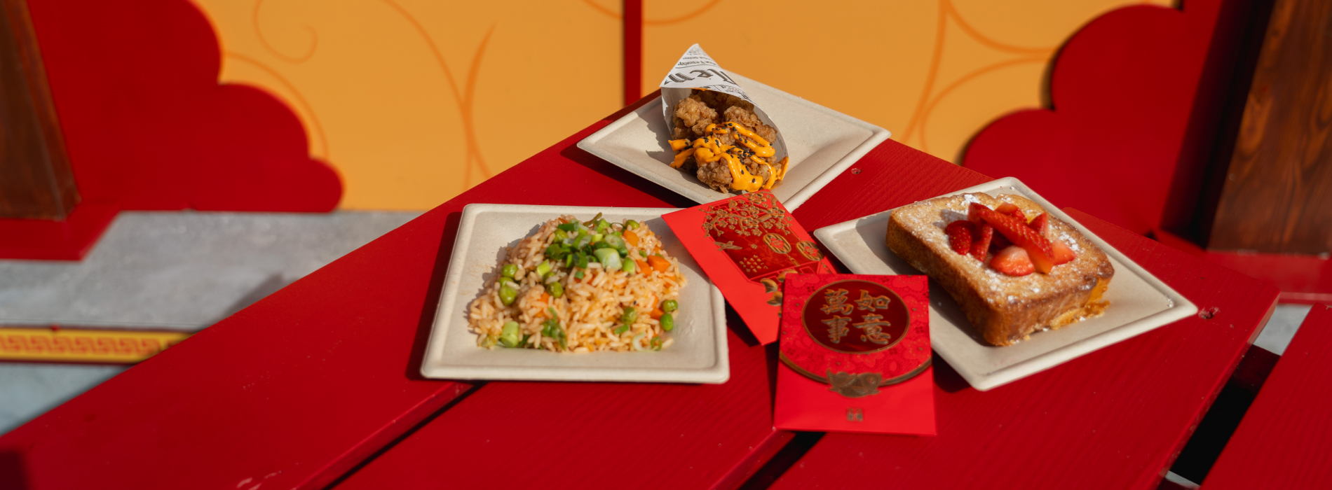 Lunar New Year food items