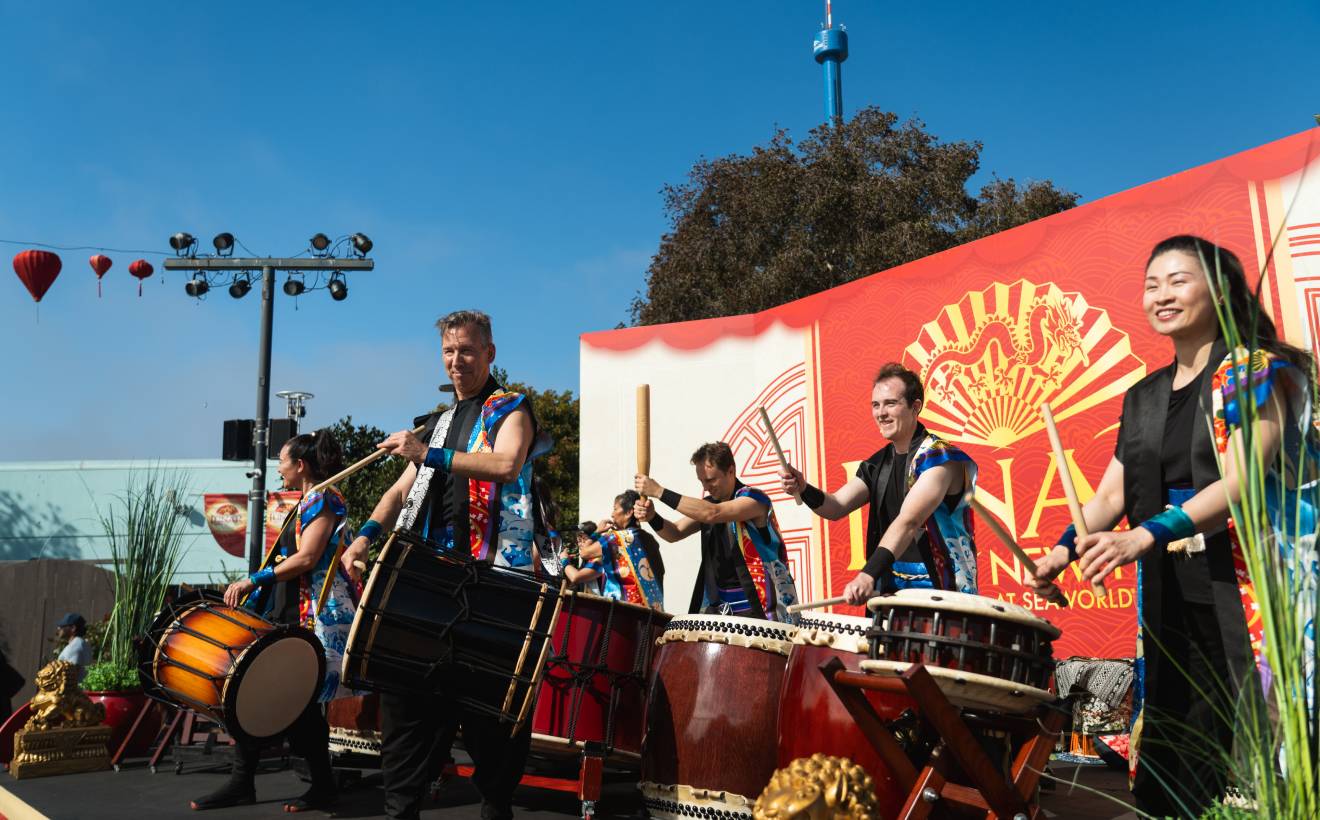Taiko drummers
