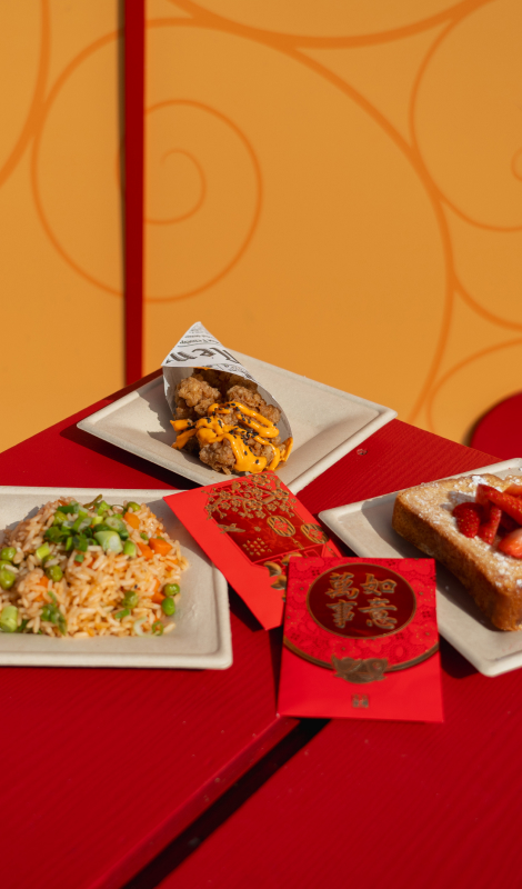 Lunar New Year food items