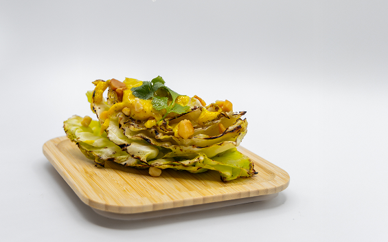 Grilled Curry Cabbage