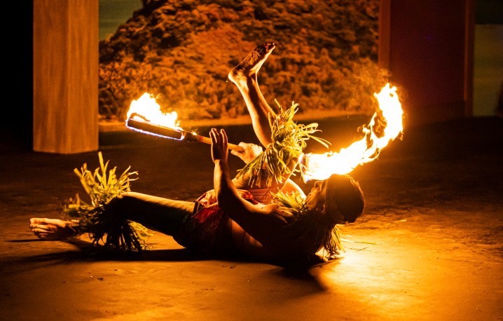 Fire dancer