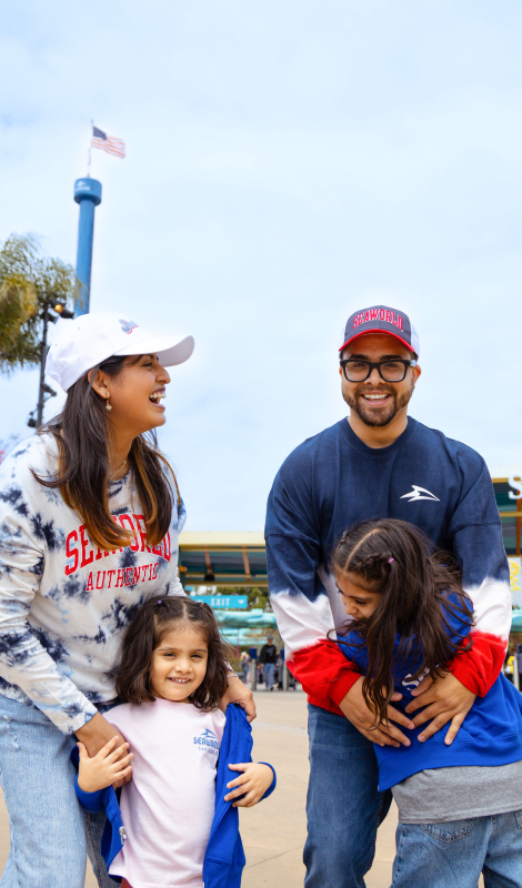 Family at SeaWorld San Diego