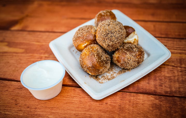 Cinnamon Sugar Pretzel Bites