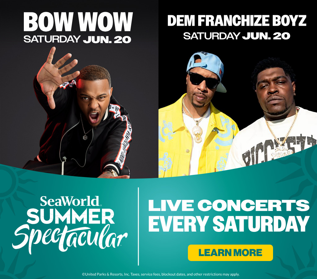 SeaWorld San Diego Summer Concerts Bow Bow and Dem Franchize Boyz June 20