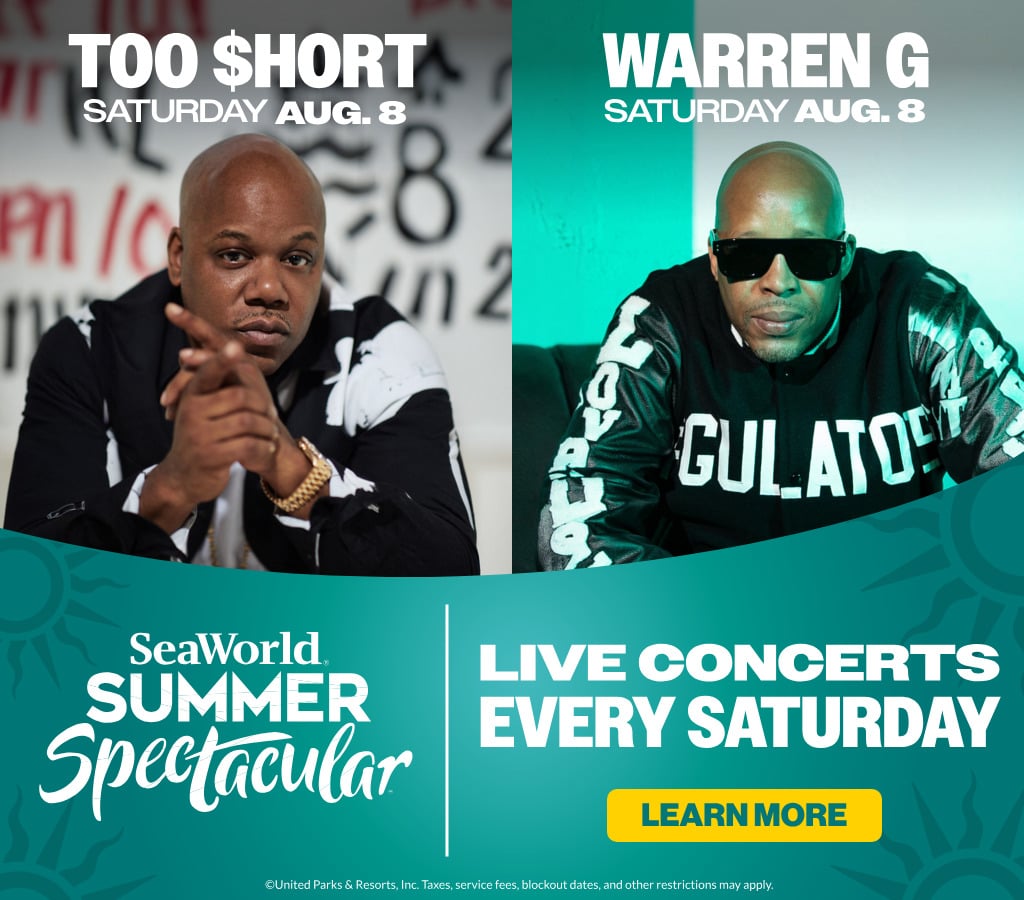 SeaWorld San Diego Summer Concerts Too Short and Warren G August 8
