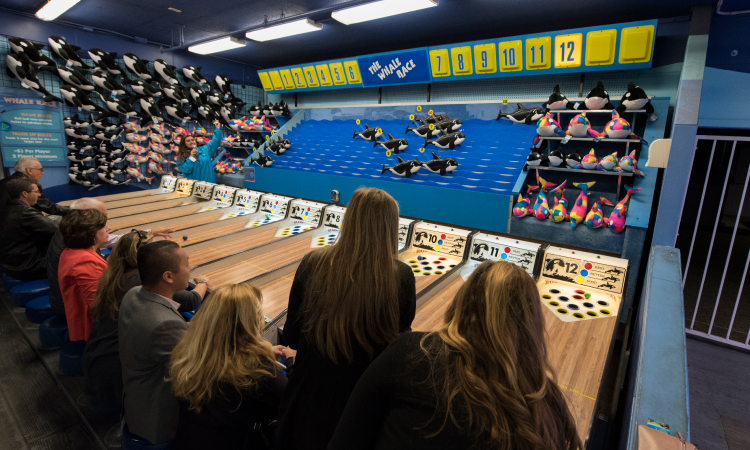 arcade games at SWC.