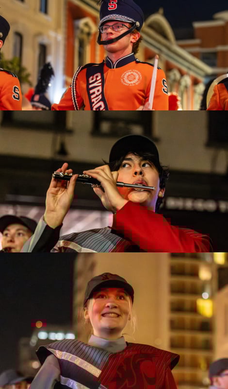 College band performers