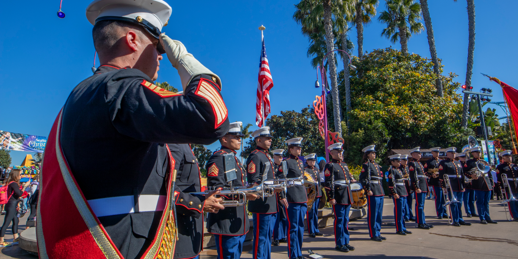 Memorial Day Ceremony at SeaWorld San Diego