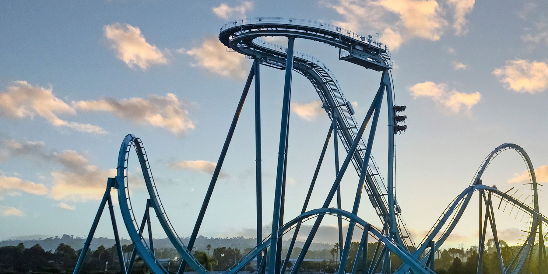 Emperor roller coaster at SeaWorld San Diego