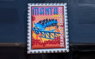 Manta Stamp Pin